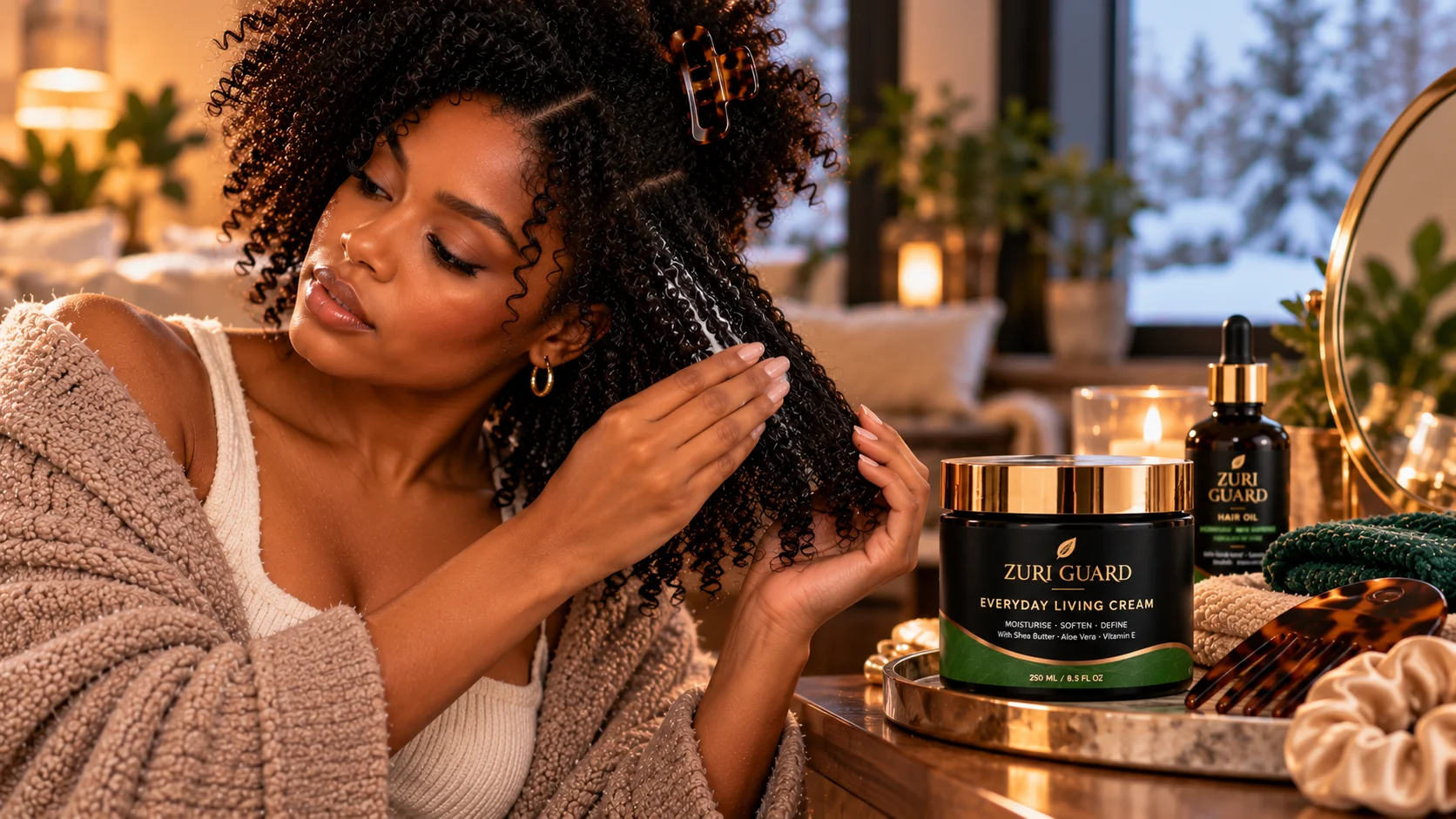 How to Keep Afro Hair Moisturized Between Wash Days