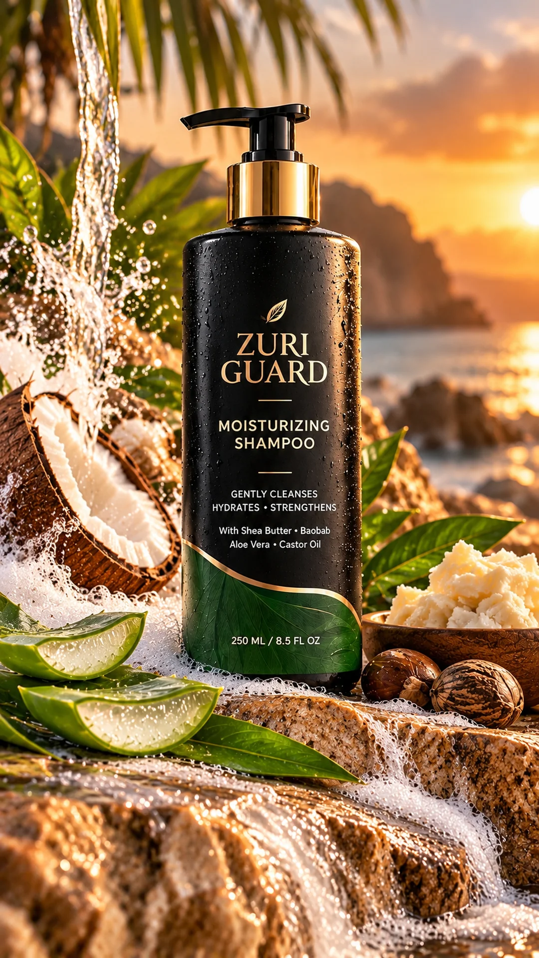 ZURI GUARD Moisturizing Shampoo for Afro and textured hair