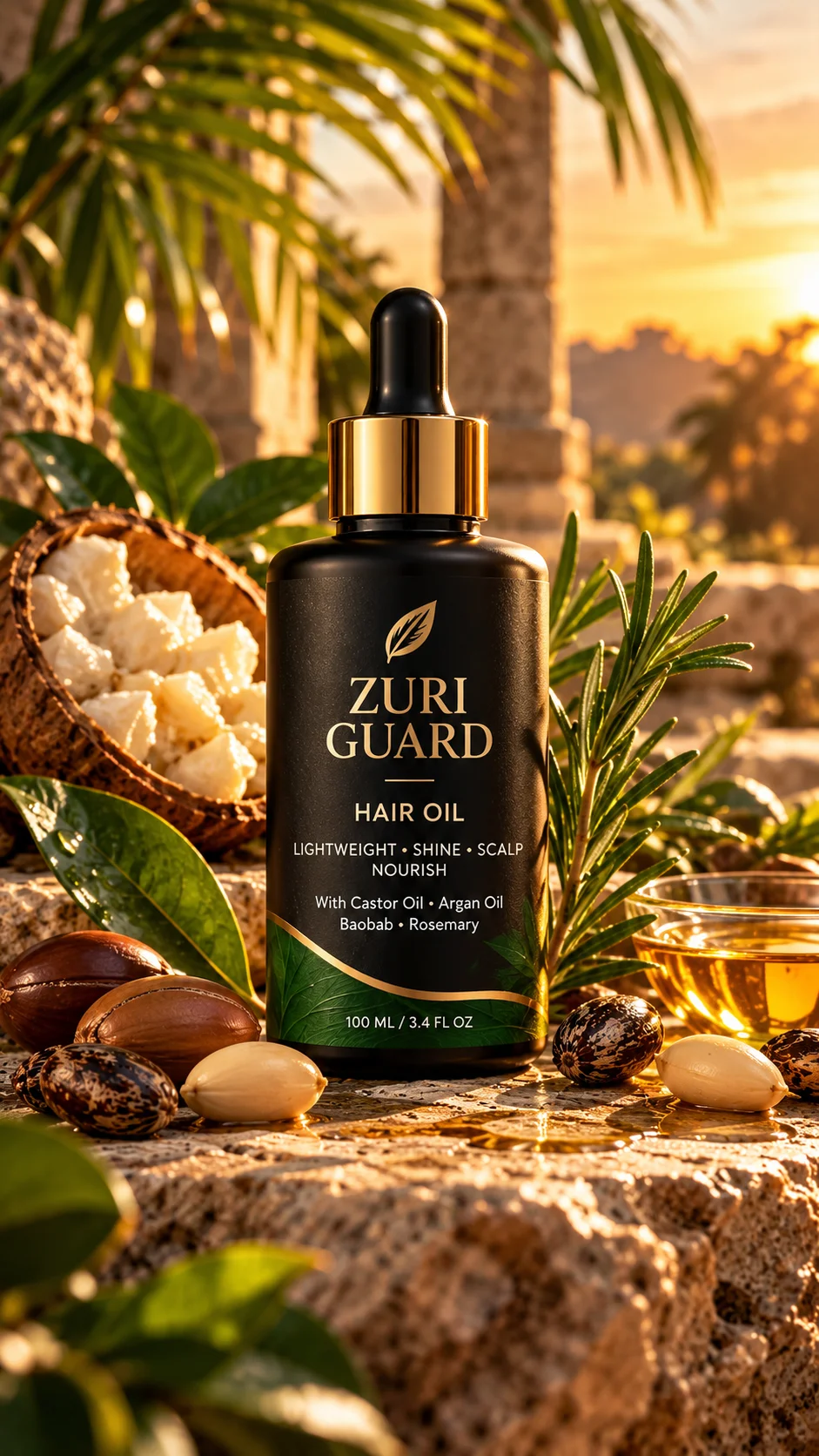 ZURI GUARD Hair Oil for Afro and textured hair