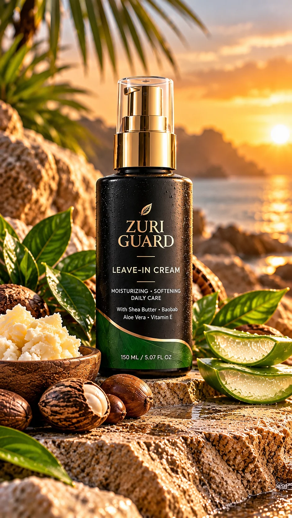 ZURI GUARD Leave-In Cream for Afro and textured hair