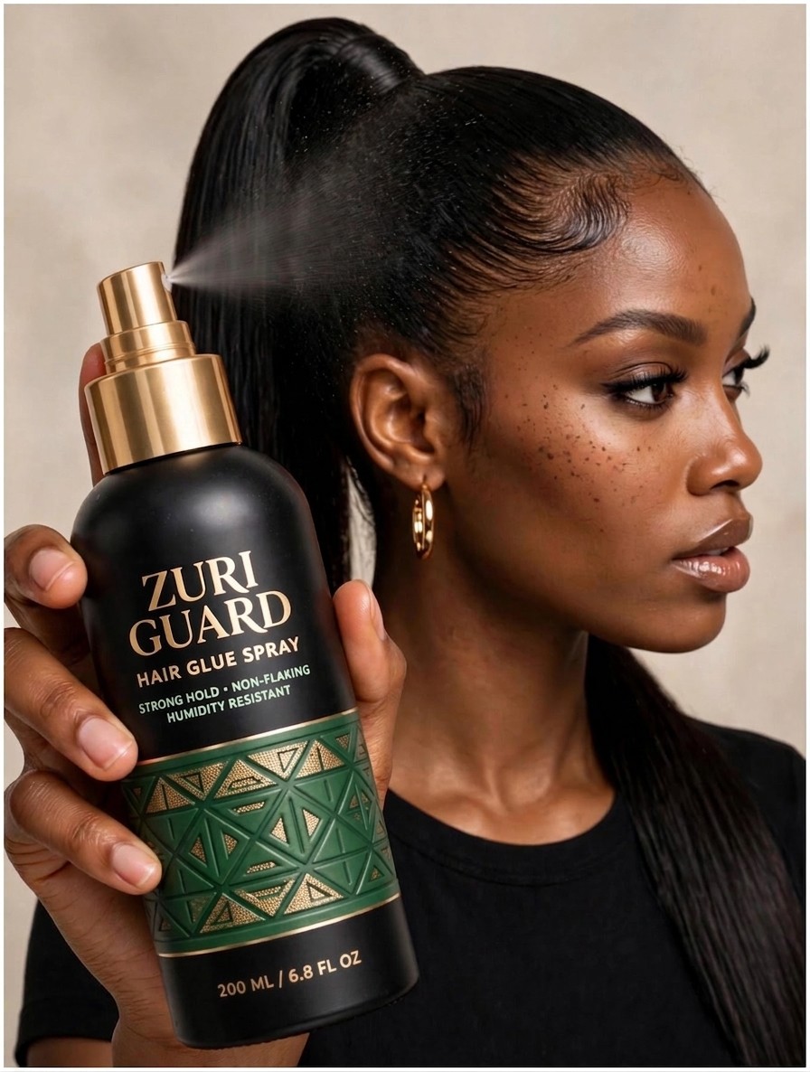 ZURI GUARD Hair Glue Spray for Afro and textured hair